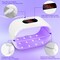 UV Light for Resin, Large Double-Sided Light with UV Flashlight, 2-in-1 Detachable Resin Curing Machine, 3-Speed Digital Display, 36w Fast Curing Lamp for Crafts, Jewellery Making